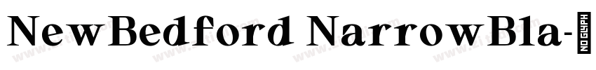 NewBedford NarrowBla字体转换